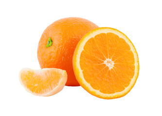 Orange with segments.