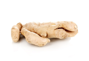 Ginger isolated on white