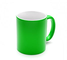 green mug