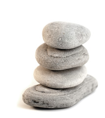 Fototapeta na wymiar żwir kamienie w medytacji bilansu