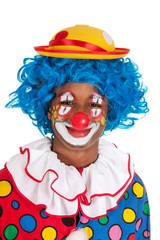 Funny black clown