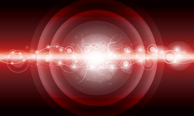 Sparkle of laser