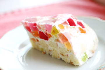 homemade jelly cake
