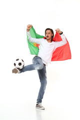 Fototapeta premium Fußball Fan