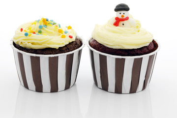 Christmas cupcake
