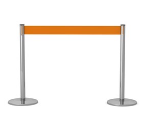 Obraz premium 3d render of stand barrier