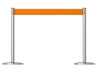 Obraz premium 3d render of stand barrier