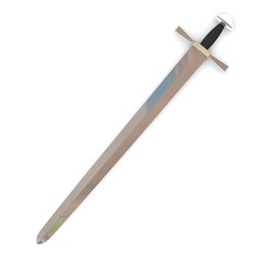 3d render of classic sword