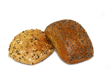 Zwei Körnerbrötchen