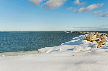 Big breakwater.