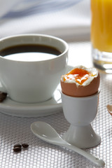 Boiled egg for breakfast
