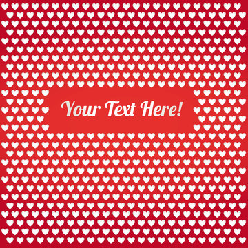 Hearts Background Vector