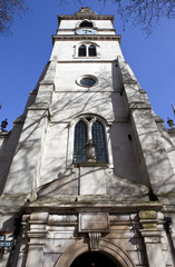 Fototapeta na wymiar St Clement Danes Church (Kościół Centralny do RAF)