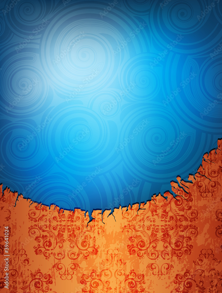 Wall mural creative design vector banner. eps10