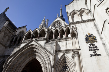 Naklejka premium The Royal Courts of Justice in London
