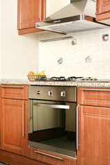 an image of oven in  Modern Kitchen