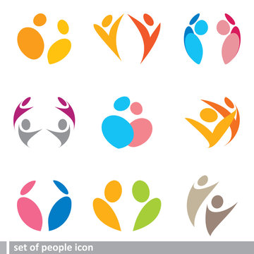 set of people icon
