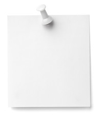 push pin and note paper office business