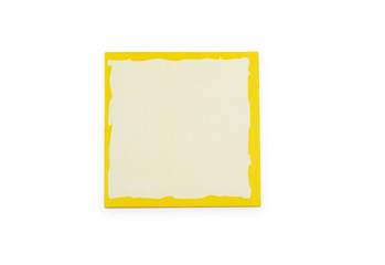 Reminder notes isolated on the white background