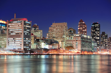 Fototapeta premium New York City Manhattan midtown skyline