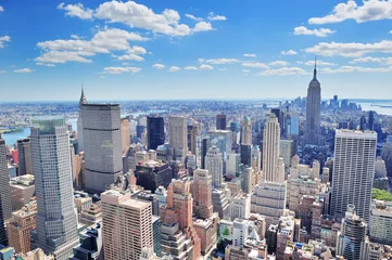Rolgordijnen New York City Manhattan-panorama © rabbit75_fot