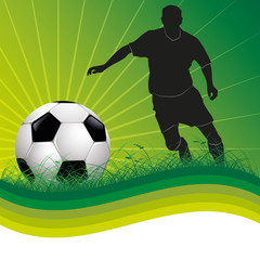 soccer background - Fußball Hintergrund