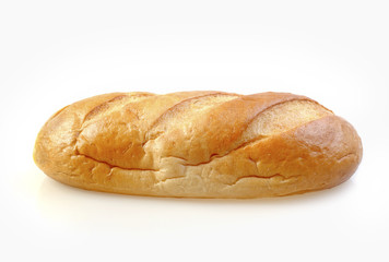 bread on white background