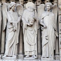 Fototapeta na wymiar Notre Dame Cathedral - Paryż