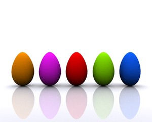 Colored eggs