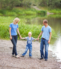 Fototapeta premium happy family