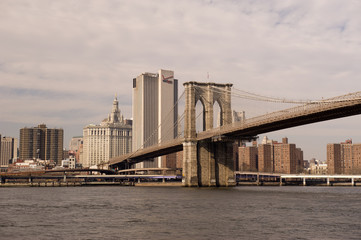Fototapeta na wymiar Brooklyn Bridge, New York
