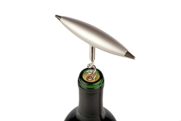 Korkenzieher - Corkscrew with metal grip