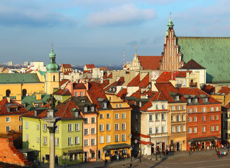 Castle square, Warsaw, Poland © karnizz