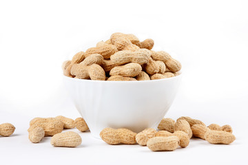 bowl with peanuts