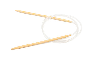 wooden knitting needle