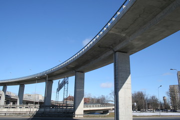viaduct to south bridge - obrazy, fototapety, plakaty