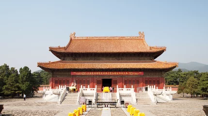 Fotobehang Yuling of Eastern Qing Tombs in China - A UNESCO World Heritage © Takashi Images