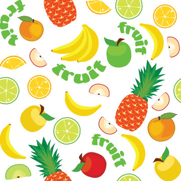 Vector Fruit Pattern
