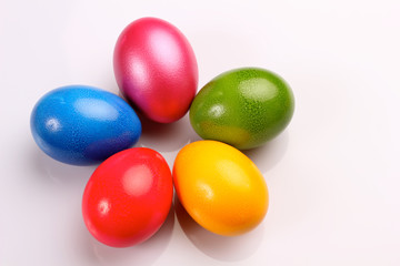 5 bunte Eier