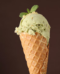 ice cream in cone