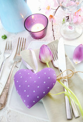 Romantic Elegant Place Setting