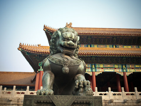 The forbidden city in Beijing, China