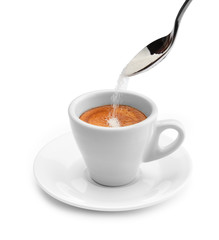 Naklejka premium caffè zuccherato