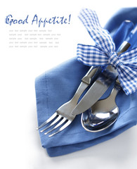 Blue Cutlery Set