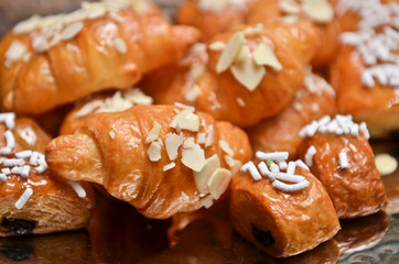 Brioches close up