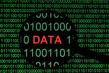 Obraz premium binary data