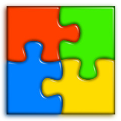 Combined multi-color puzzle 2