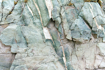 stone rock with cracks