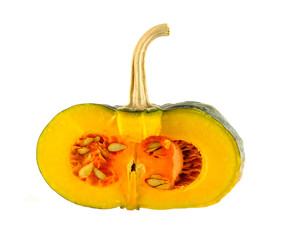 pumpkin on white background