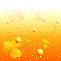 Abstract Background with Shamrock